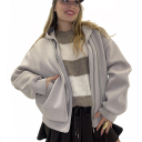 giubbino felpa con doppia zip fun